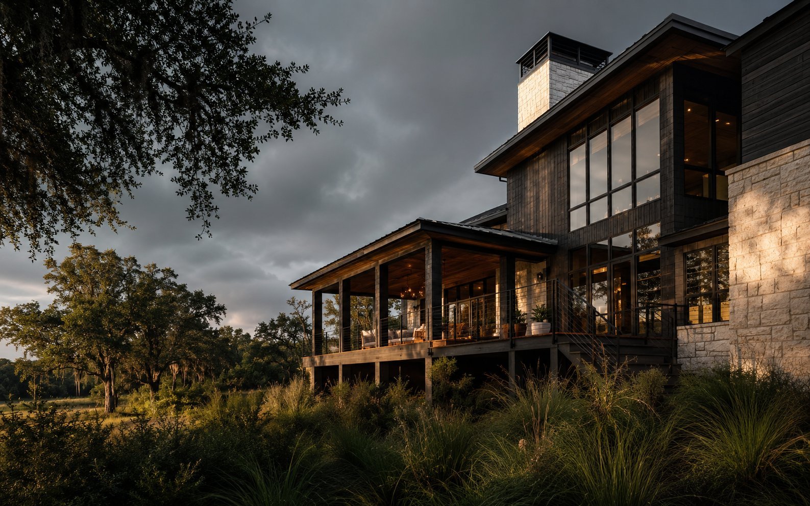 Architectural home used in the Blackwater Builders fictional design study